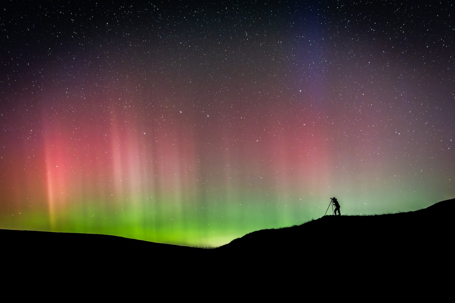 Aurora Borealis, Haweswater Reservoir, Penrith